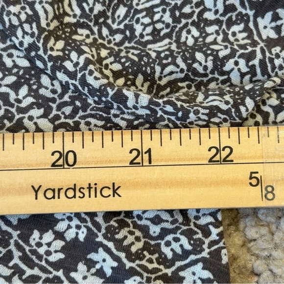 Lucky Brand Gray 3/4 Sleeve Boxy Blouse Plus Size 1X - Picture 5 of 8